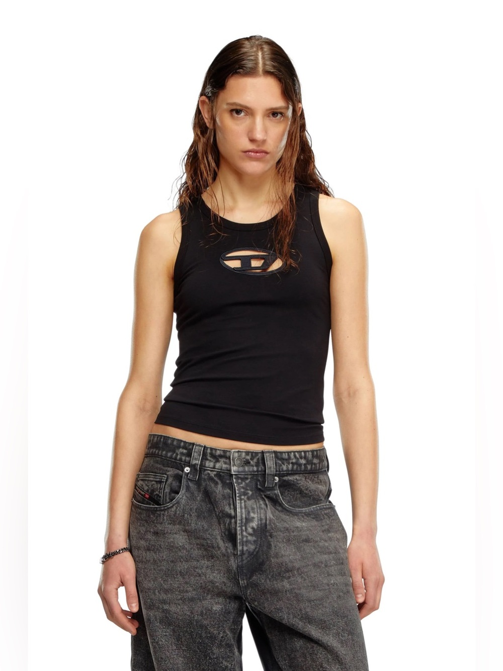 Diesel Black T-Lynys-Od Tank Top